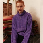 [메인부스] Color Mix Turtleneck_purple - 주식회사 서울쇼룸 [메인부스] Color Mix Turtleneck_purple