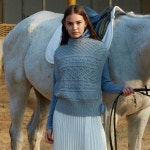 [세컨드 아르무아] Jamie Knit Vest _ Blue - 주식회사 서울쇼룸 [세컨드 아르무아] Jamie Knit Vest _ Blue