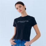 [씨엘로] CROP PRINT T-SHIRT BLACK - 주식회사 패션지오 [씨엘로] CROP PRINT T-SHIRT BLACK