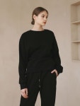 [줄리앤 데이지]Logo Embroidery Sweat SET UP _ Black - 주식회사 서울쇼룸 [줄리앤 데이지]Logo Embroidery Sweat SET UP _ Black