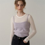 [블랭크03] fox blend sparkle bustier (light purple) - 주식회사 서울쇼룸 [블랭크03] fox blend sparkle bustier (light purple)