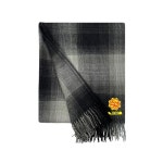 [홀리넘버세븐]비건 캐시가공 체크 머플러_블랙그레이 - 주식회사 서울쇼룸 [홀리넘버세븐]비건 캐시가공 체크 머플러_블랙그레이