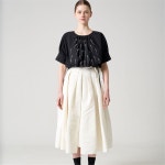[폴앤컴퍼니] Embroidered string poplin top - 주식회사 서울쇼룸 [폴앤컴퍼니] Embroidered string poplin top