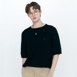 [프라이] 베이직 로고 하프 니트(BLACK) - 주식회사 서울쇼룸 [프라이] 베이직 로고 하프 니트(BLACK)