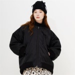 케이에이지티스튜디오 | [더스튜디오케이] SATIN-LEOPARD ECO FUR REVERSIBLE MA-1 JACKET (BLACK) - 주식회사 패션지오 [더스튜디오케이] SATIN-LEOPARD...