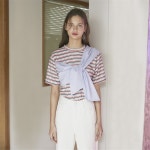 [더스튜디오케이] STRIPE COLOR T-SHIRT RED - 주식회사 패션지오 [더스튜디오케이] STRIPE COLOR T-SHIRT RED