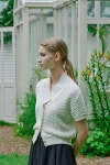 [블리온느] Collar Knit Cardigan (Ivory - 2colors) - 주식회사 서울쇼룸 [블리온느] Collar Knit Cardigan (Ivory - 2colors)