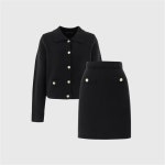 [룩캐스트] BLACK NELLIE KNIT CARDIGAN SET UP - 주식회사 서울쇼룸 [룩캐스트] BLACK NELLIE KNIT CARDIGAN SET UP