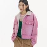 [언노운플라넷] 피그먼트 퍼 자켓 핑크 - 주식회사 서울쇼룸 [언노운플라넷] 피그먼트 퍼 자켓 핑크