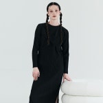 [메타퍼] MET minimal pleats dress black - 주식회사 서울쇼룸 [메타퍼] MET minimal pleats dress black