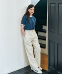 주식회사 메타유닛(MetaUnit) | [메타퍼] MET linen wide banding pants ivory - 주식회사 서울쇼룸 [메타퍼] MET linen wide banding pants ivory