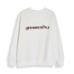 [오디너리피플] ORDINARY SIGNATURE WHITE SWEATSHIRT - 서울쇼룸 [오디너리피플] ORDINARY SIGNATURE WHITE SWEATSHIRT
