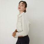 [에프코코로미즈] mix st wide cuffs shirt IV - 주식회사 서울쇼룸 [에프코코로미즈] mix st wide cuffs shirt IV