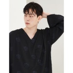 [라멀마메종] 69 LOGO V-NECK SHIRT - 주식회사 서울쇼룸 [라멀마메종] 69 LOGO V-NECK SHIRT