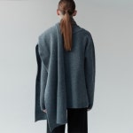 [N][리이] OVERSIZED SUPER WASH WOOL MUFFLER GY - 주식회사 서울쇼룸 [N][리이] OVERSIZED SUPER WASH WOOL MUFFLER GY