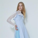 [라이] LIE 메쉬 믹스 블라우스 탑 화이트 - 주식회사 서울쇼룸 [라이] LIE 메쉬 믹스 블라우스 탑 화이트