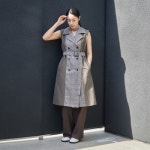 [배주안] Trench vest dress_BROWN - 주식회사 패션지오 [배주안] Trench vest dress_BROWN