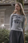 [무아르모아]Flower Slab Tee-blue - 주식회사 서울쇼룸 [무아르모아]Flower Slab Tee-blue