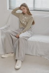 [무아르모아]Flower Slab Tee-yellow - 주식회사 서울쇼룸 [무아르모아]Flower Slab Tee-yellow