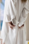 [무아르모아]Layered Tencel Shirt Dress-Ivory - 주식회사 서울쇼룸 [무아르모아]Layered Tencel Shirt Dress-Ivory