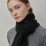 [카미노] WOOL MUFFLER BLACK - 주식회사 패션지오 [카미노] WOOL MUFFLER BLACK