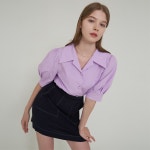[에프코코로미즈] romantic open collar blouse LA - 주식회사 패션지오 [에프코코로미즈] romantic open collar blouse LA