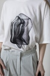 [무아르모아]3D wave tee -ivory - 주식회사 서울쇼룸 [무아르모아]3D wave tee -ivory
