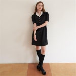 [에프코코로미즈] romantic tailored dress BK - 주식회사 패션지오 [에프코코로미즈] romantic tailored dress BK