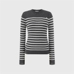 [룩캐스트] CHARCOAL ROA STRIPE KNIT TOP - 주식회사 서울쇼룸 [룩캐스트] CHARCOAL ROA STRIPE KNIT TOP