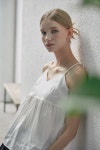 [블리온느] Bustier Blouse (Ivory - 2colors) - 주식회사 서울쇼룸 [블리온느] Bustier Blouse (Ivory - 2colors)