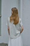 [블리온느] Half Sleeve Stripe Shirt - 주식회사 서울쇼룸 [블리온느] Half Sleeve Stripe Shirt
