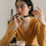[블랭크03] alpaca v cardigan (mustard yellow) - 주식회사 서울쇼룸 [블랭크03] alpaca v cardigan (mustard yellow)