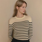 [정상가 88000원][룩캐스트] BUTTER ROA STRIPE KNIT TOP - 주식회사 서울쇼룸 [정상가 88000원][룩캐스트] BUTTER ROA STRIPE KNIT TOP