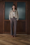 [그리니스트] Striped Wool Jacket (Beige) - 주식회사 서울쇼룸 [그리니스트] Striped Wool Jacket (Beige)