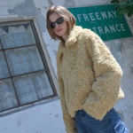 [320쇼룸]Collar Short Eco fur Jacket - 주식회사 서울쇼룸 [320쇼룸]Collar Short Eco fur Jacket