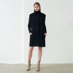 [와이제이] COZY KNIT LONG VEST_BLACK - 주식회사 패션지오 [와이제이] COZY KNIT LONG VEST_BLACK