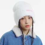 [언노운플라넷] 플라넷 이어캡 비니 화이트_PLANET EARCAP BEANUE WHITE - 주식회사 서울쇼룸 [언노운플라넷] 플라넷 이어캡 비니... 