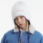 [언노운플라넷] 플라넷 이어캡 비니 화이트_PLANET EARCAP BEANUE WHITE - 주식회사 서울쇼룸 [언노운플라넷] 플라넷 이어캡 비니... 