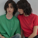 [무아르모아]moire blank tee - red - 주식회사 서울쇼룸 [무아르모아]moire blank tee - red