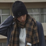 [무아르모아]MO logo knit beanie-black - 주식회사 서울쇼룸 [무아르모아]MO logo knit beanie-black