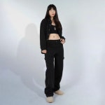 [이도프토모] 와이드 핏 셋업 워크 팬츠 (블랙) WIDE WORK PANT - 주식회사 서울쇼룸 [이도프토모] 와이드 핏 셋업 워크 팬츠 (블랙) WIDE... 