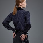 [와이제이] drawing dot blouse_navy - 주식회사 서울쇼룸 [와이제이] drawing dot blouse_navy