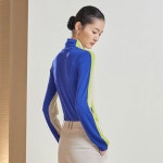 [라이] LIE 사이드 컬러 포인트 폴라티 라이트 그레이 - 주식회사 패션지오 [라이] LIE 사이드 컬러 포인트 폴라티 라이트 그레이