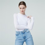 주식회사 레이어즈 | [누브] Layered Cut Out T-Shirt - White - 주식회사 패션지오 [누브] Layered Cut Out T-Shirt - White