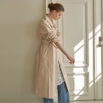 [에프코코로미즈] 24 coco long trench coat YB - 주식회사 패션지오 [에프코코로미즈] 24 coco long trench coat YB