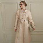 [에프코코로미즈] 24 coco long trench coat YB - 주식회사 패션지오 [에프코코로미즈] 24 coco long trench coat YB