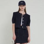 [에프코코로미즈] coco stitch short jacket NA - 주식회사 패션지오 [에프코코로미즈] coco stitch short jacket NA