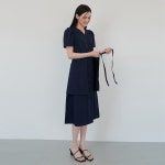 [에프코코로미즈] v neck layered dress NA - 주식회사 패션지오 [에프코코로미즈] v neck layered dress NA