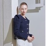 [라이] LIE 웨이브 패널 자켓 네이비 - 주식회사 패션지오 [라이] LIE 웨이브 패널 자켓 네이비