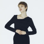 주식회사 누베베 | [누브] Unbalanced long Sleeve T-Shirts - Black - 주식회사 패션지오 [누브] Unbalanced long Sleeve T-Shirts - Black